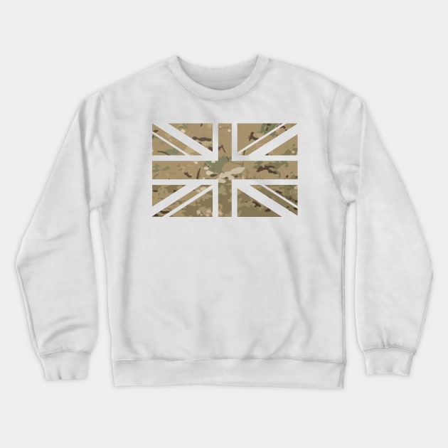 UK Multicam Crewneck Sweatshirt by Toby Wilkinson